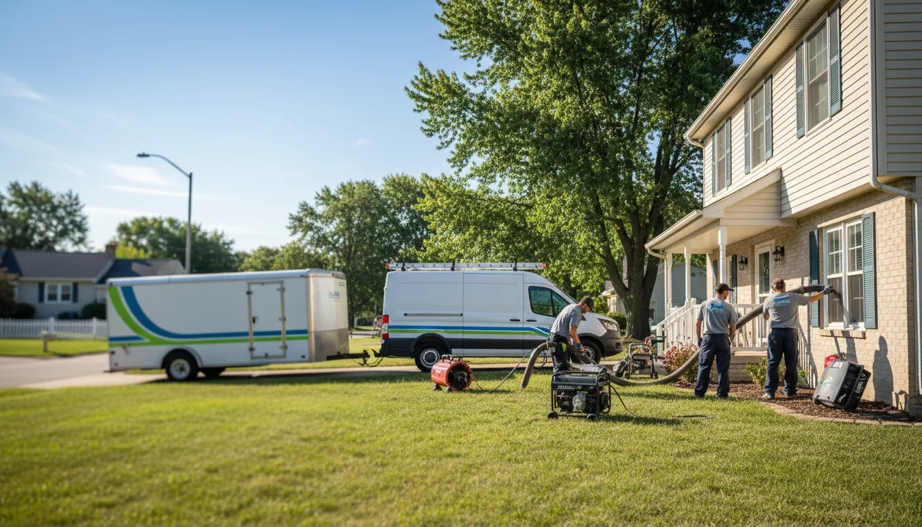 Flooded Basement Restoration And Cleanup With Repair in Lindenwood, IL near me